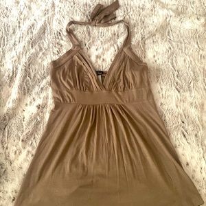 Cute light brown tank top